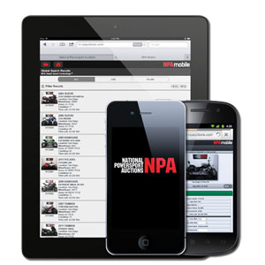 NPA offers smartphone streaming, so dealers can bid on the go. 