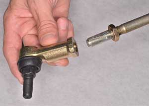 4. replace the tie rod end to fix a faulty steering tie rod ball joint.