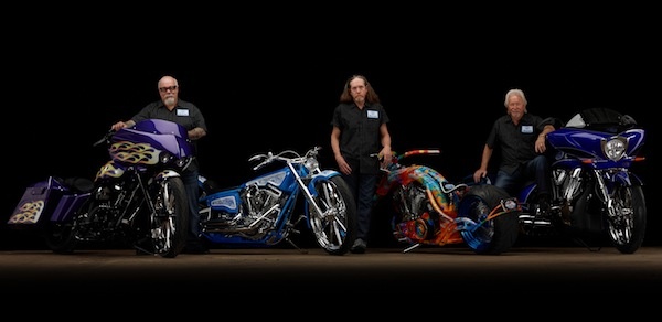Legendary builders Arlen Ness, Rick Fairless and Dave Perewitz have collaborated for the first time on four custom motorcycle creations inspired by Allstate Insurance, one of which will be given away as the grand prize in a national sweepstakes.
